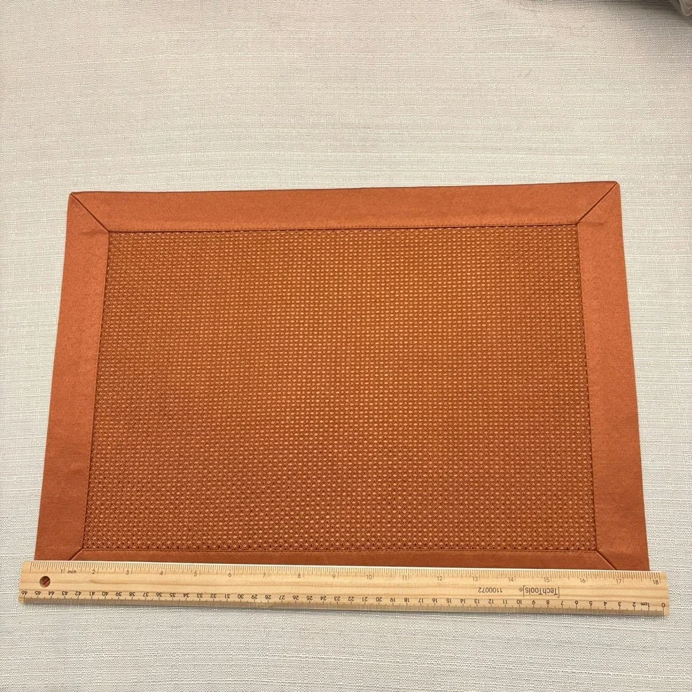 Noble Excellence Pumpkin 28 Pc Table Linen Set 14 Placemats 14 Napkins Fall